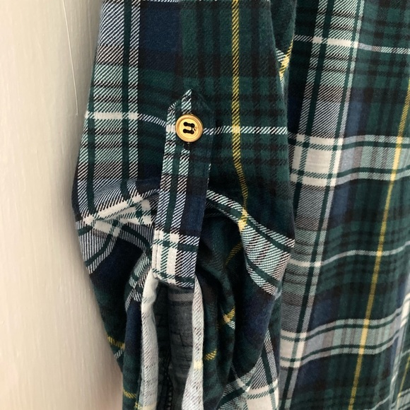 Always Indigo Plaid Shirt - Picture 5 of 11